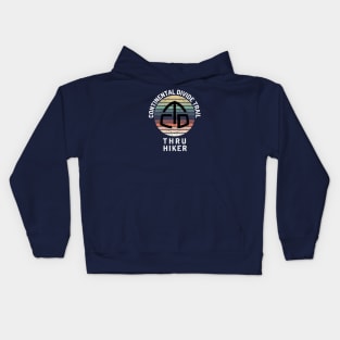 Continental Divide Trail Thru Hiker Sunset Kids Hoodie